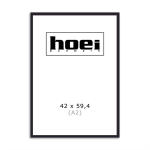 Black wooden frame for photos and posters 42 x 59.4 cm (A2)