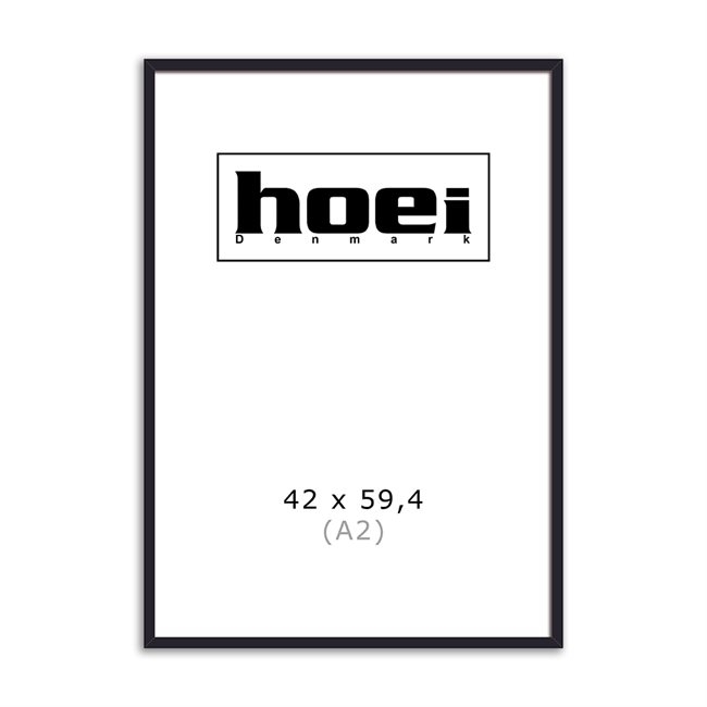 Black wooden frame for photos and posters 42 x 59.4 cm (A2)