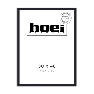 Wooden frame for photos and posters 30 x 40 - PLEXI cm