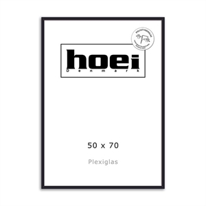 Wooden frame for photo and posters 50 x 70 - PLEXI cm