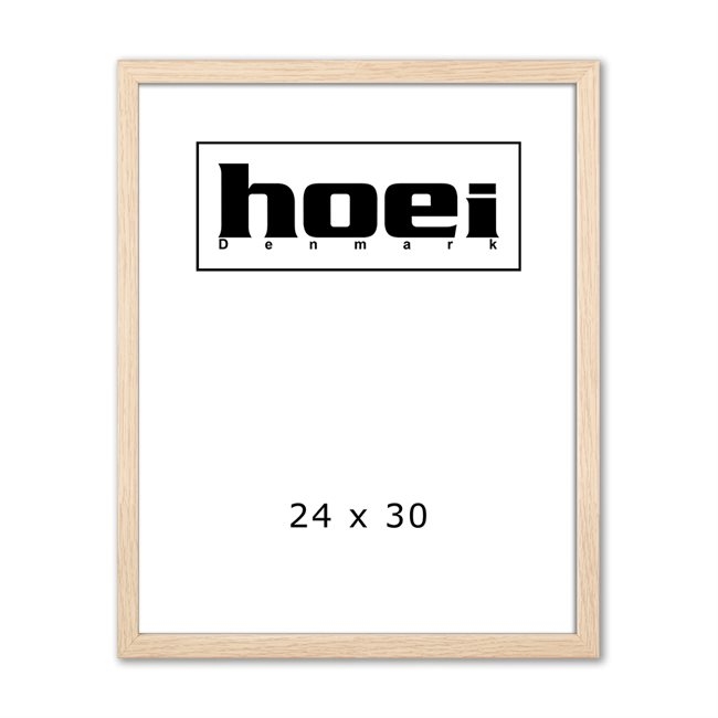Oak wood frame for photos and posters 24 x 30 cm