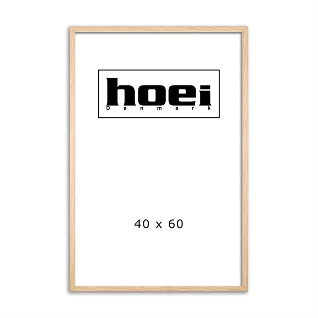 Oak wood frame for photos and posters 40 x 60 cm