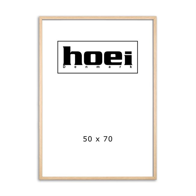 Oak wood frame for photos and posters 50 x 70 cm