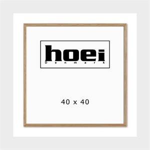Massive oak frame for photos and posters 40 x 40 cm