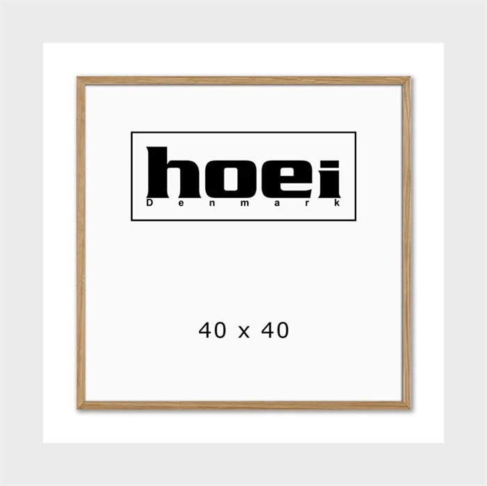 Massive oak frame for photos and posters 40 x 40 cm