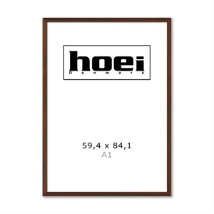 Massive dark oak frame for photos and posters EG 59.4 x 84.1 cm (A1)