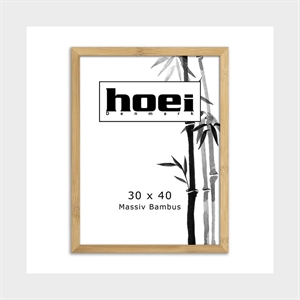 Bamboo wood frame for photos and posters 30 x 40 cm