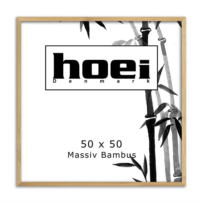 Bamboo wooden frame for photos and posters 50 x 50 cm