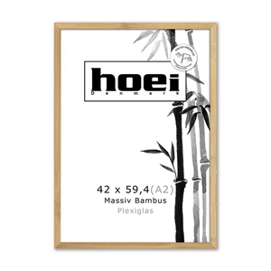 Bamboo wooden frame for photos and posters 42 x 59.4 PLEXI A2 cm