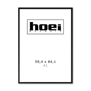 Black wooden frame for photos and posters 59.4 x 84.1 cm (A1)