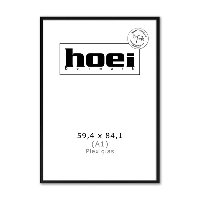Wooden frame for photos and posters 59.4 x 84.1 - A1 PLEXI cm