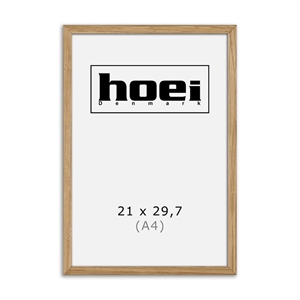 Massive oak frame for photos and posters 21 x 29.7 cm (A4)