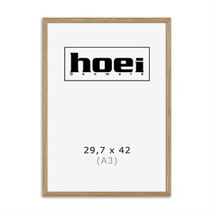 Massive oak frame for photos and posters 29.7 x 42 cm ( A3 )