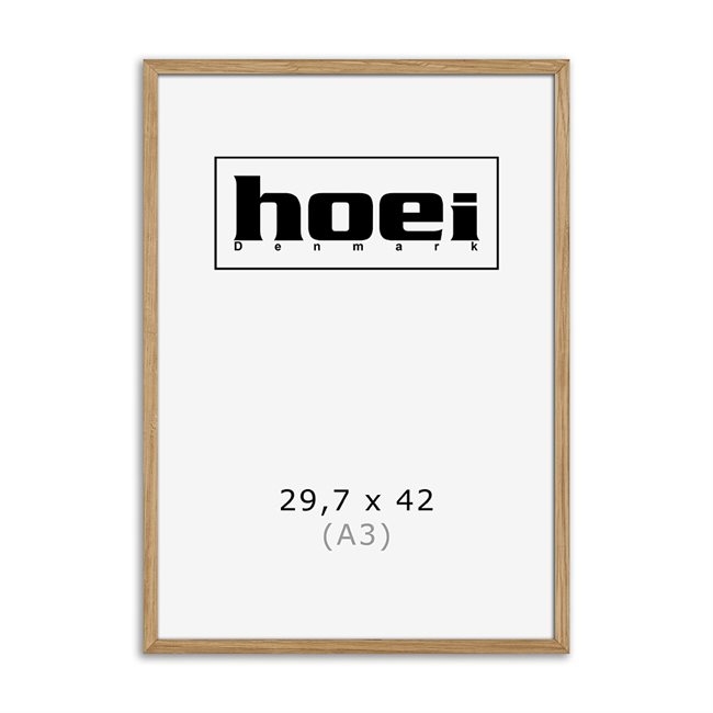Massive oak frame for photos and posters 29.7 x 42 cm ( A3 )