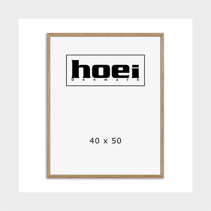 Massive oak frame for photo and posters 40 x 50 cm