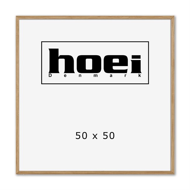 Massive oak frame for photos and posters 50 x 50 cm