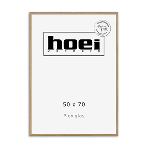 Massive oak frame for photos and posters 50 x 70 PLEXI cm