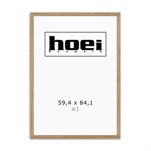 Massive oak frame for photos and posters is 59.4 x 84.1 cm (A1)
