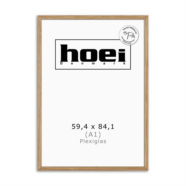 Massive oak frame for photos and posters 59.4 x 84.1 - A1 PLE x cm