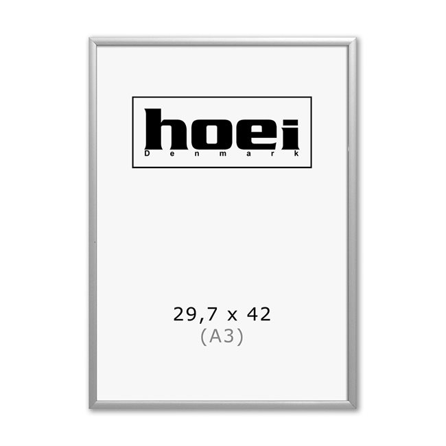 Silver Aluminum Frame - 29.7 x 42 cm (A3)