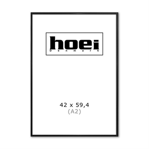 Black aluminum frame 42 x 59.4 cm (A2)