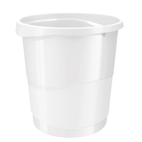 Esselte Europost Vivida 14L white paper basket