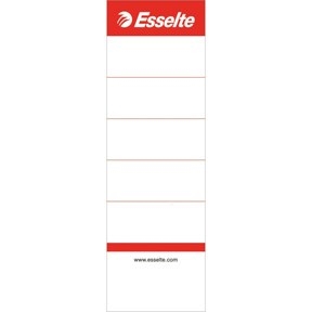 Esselte Smoke Labels for 75mm Lever Arch Files (100)