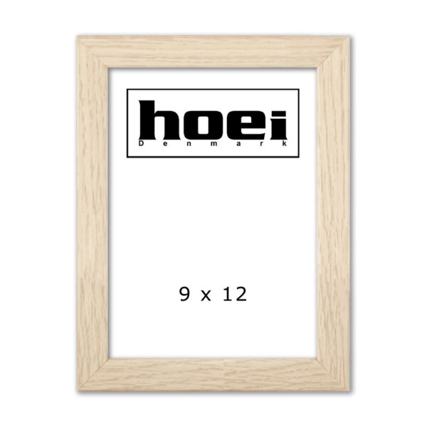 Oak wood frame for photos and posters 9 x 12 cm