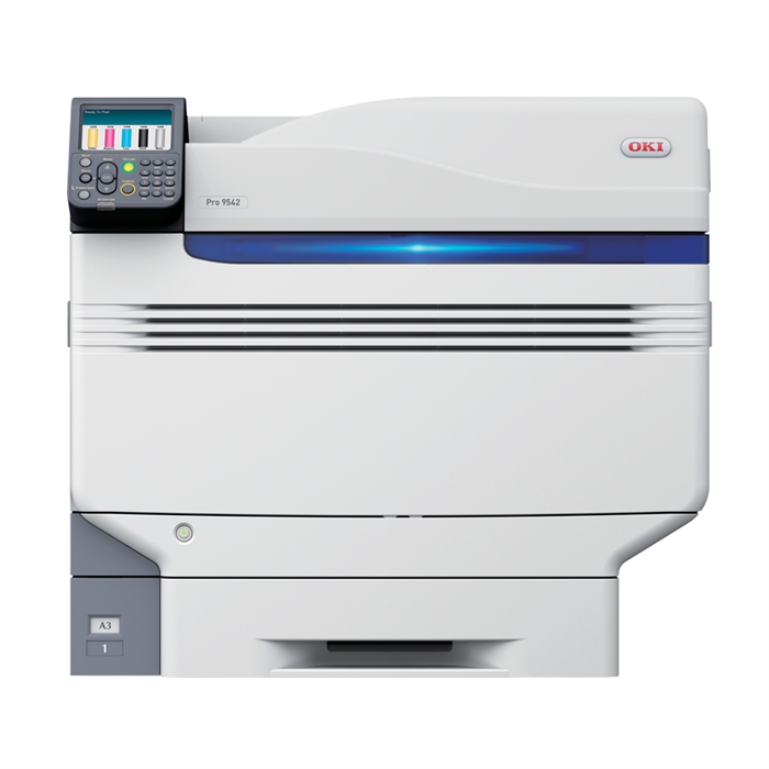 OKI Pro 9542 A3 Digital Printing Press - CMYK + White