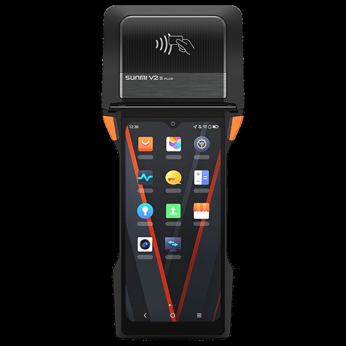 Sunmi V2s PLUS MT8768, 6.22HD+, 3+32GB, NFC, 2MP+13MP Camera, EU 4G, 80 Label Printer, GMS-EDLA-GL, 5V2A