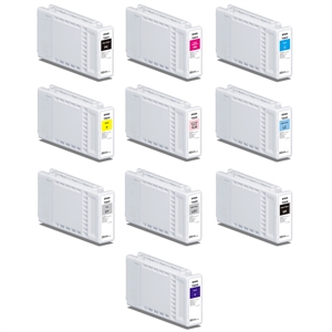 Full set of 350 ml ink cartridges for Epson SureColor P7300 and P9300