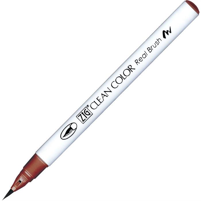 ZIG Clean Color Brush Pen 604 Red Ochre