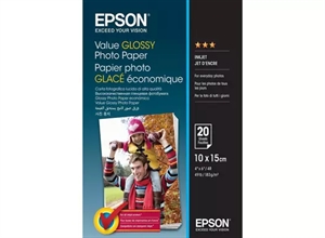 Epson Value Glossy Photo Paper 183 g/m2 - 10x15cm - 20 sheets