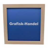 Frame with non-reflective glass for photos, art and posters - 40 x 40 cm