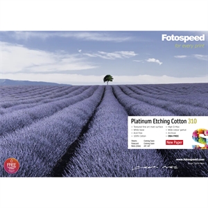 Fotospeed Platinum Etching Cotton 310 g/m² - 24" x 15 metres